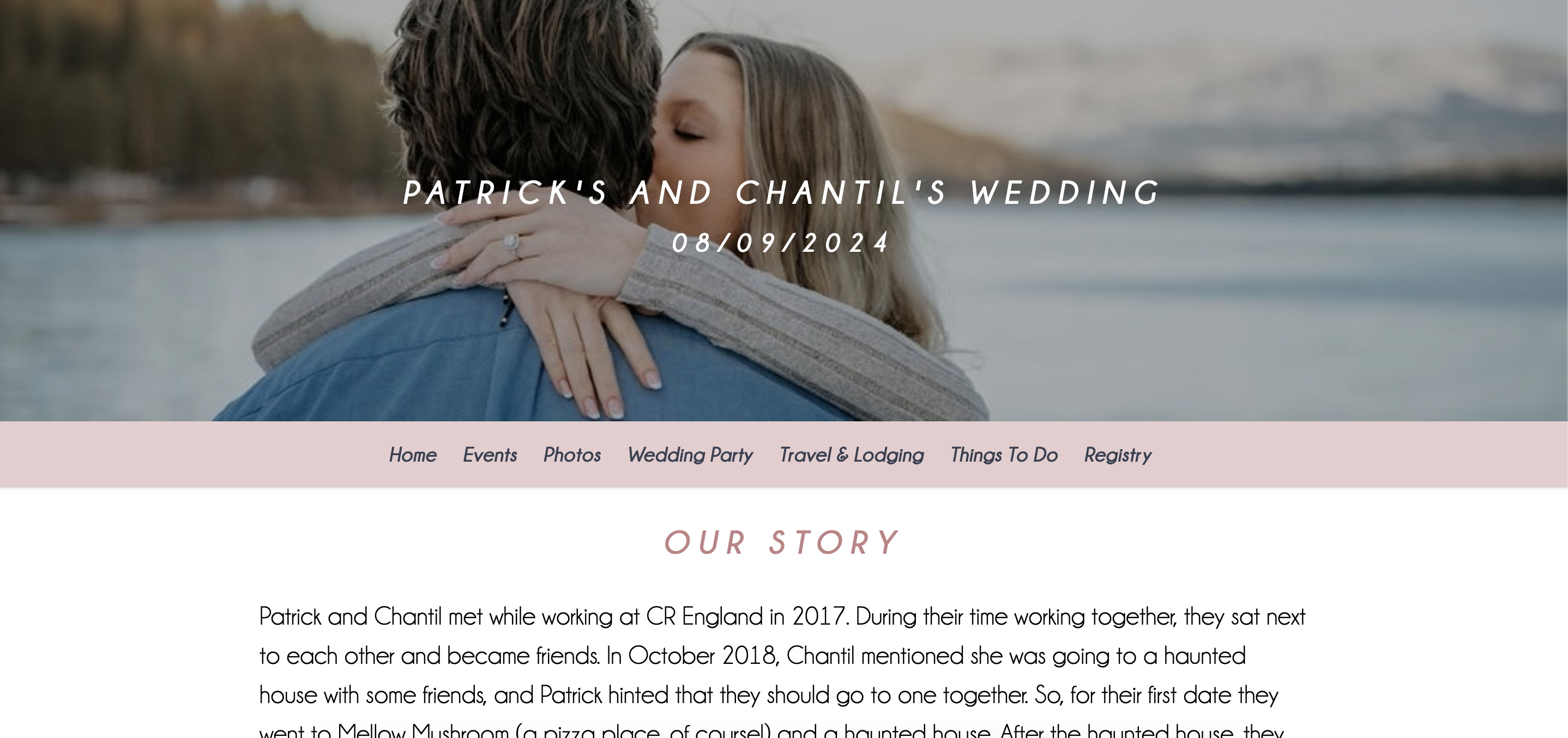 Wedding Website thumbnail